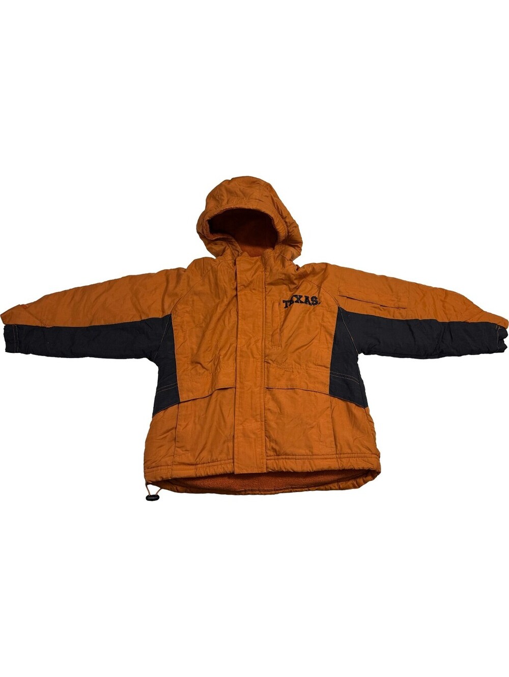 VTG 90s Genuine Stuff Collegiate Texas Longhorns Fleece Lined Jacket Youth 6 S